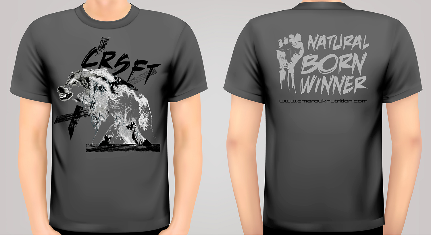 T-shirt Design by RoundYellow for Amarok Nutrition | Design #11641249