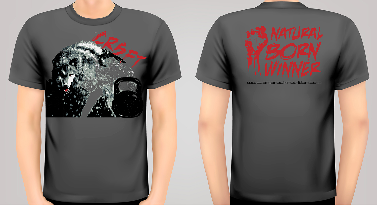 T-shirt Design by RoundYellow for Amarok Nutrition | Design #11652895