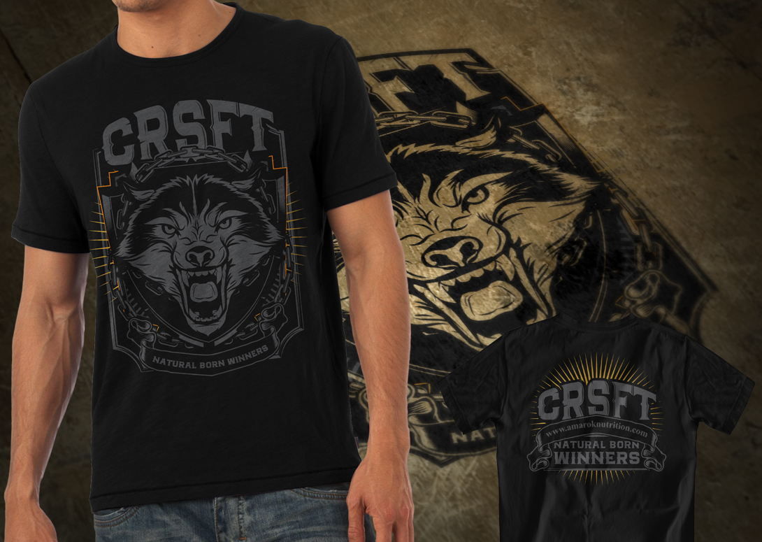 Diseño de Camiseta por nocturno para Amarok Nutrition | Diseño #11701961