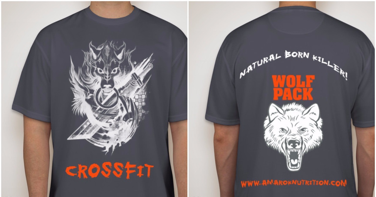 T-shirt Design by zhorde for Amarok Nutrition | Design #11656945