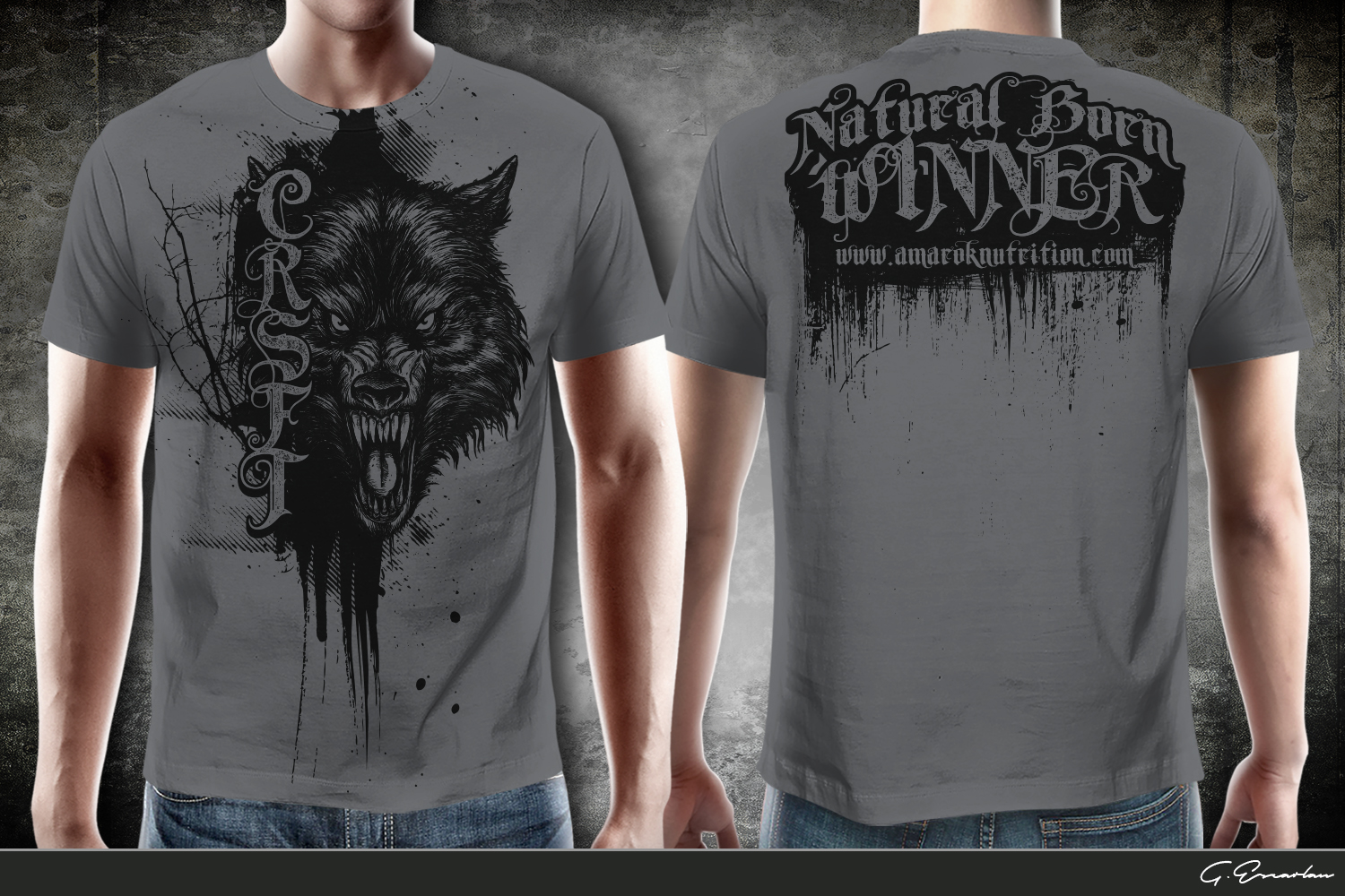 T-shirt Design by gekgrfx for Amarok Nutrition | Design #11713116