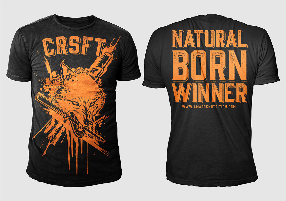 Diseño de Camiseta por 777SKY para Amarok Nutrition | Diseño #11682370