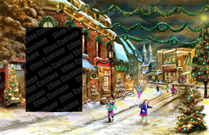 Winter Scene Illustration Project