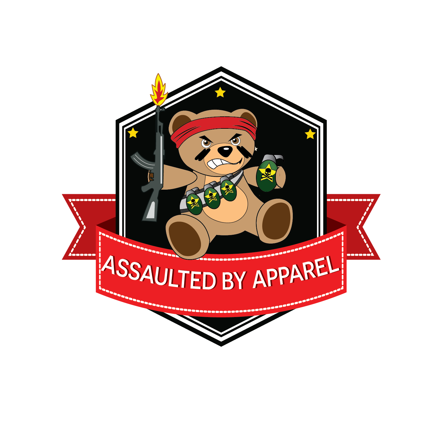 Logo Design by SiliaD for Assaulted by apparel  | Design #11707604