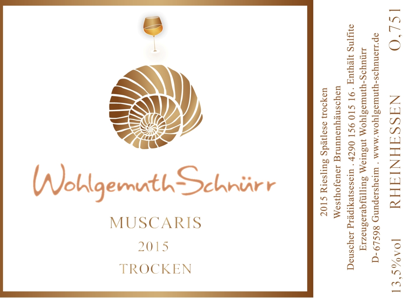 Label Design by On Time for Weingut Wohlgemuth-Schnuerr | Design #11762539