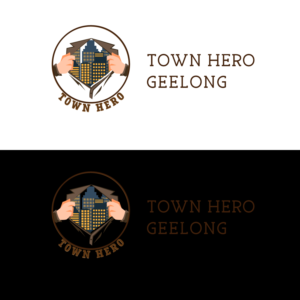 Logo-Design von Kashif Latif für Hero Town Geelong Inc. | Design: #11633627