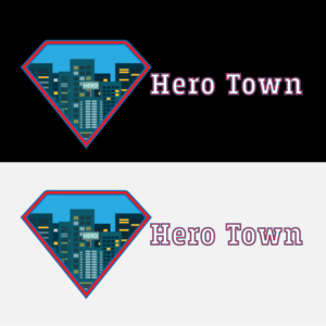Logo-Design von Kashif Latif für Hero Town Geelong Inc. | Design: #11641180