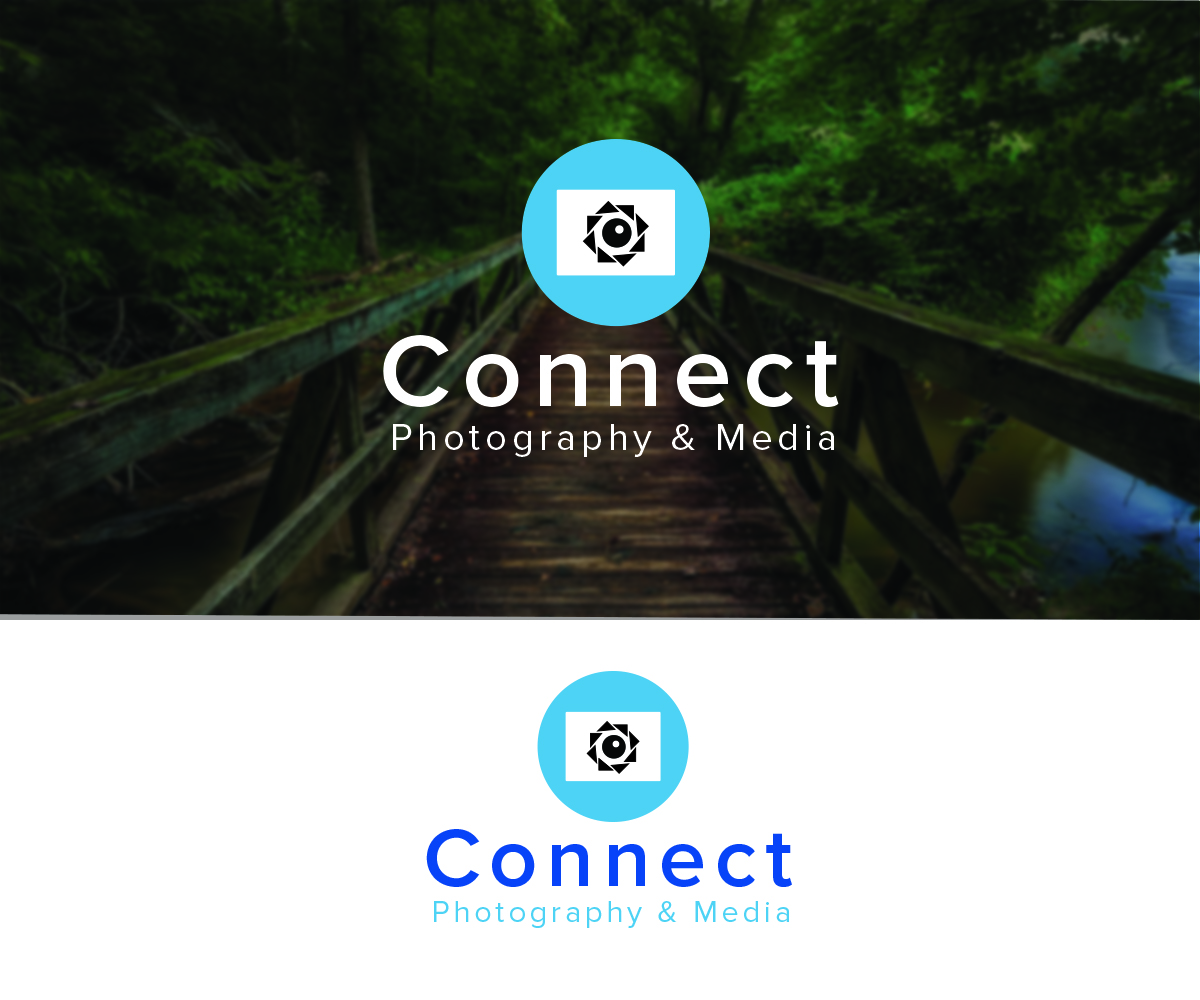 Logo Design by Logico Artlines for Connect Photography and Media | Design #11639670