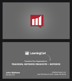 Business Card Design by RLGraphics for Big Step Consulting | Design: #2342278