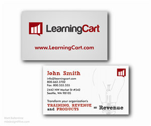 Business Card Design by Matt B. for Big Step Consulting | Design: #2347335