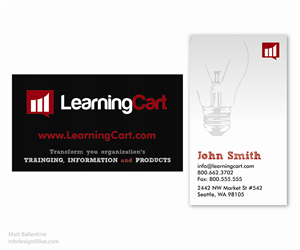 Business Card Design by Matt B. for Big Step Consulting | Design: #2376988