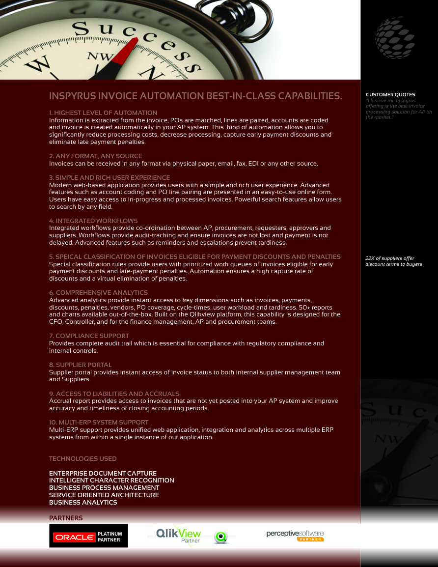 Brochure Design by  Gesho for Inspyrus, Inc. | Design #2357238