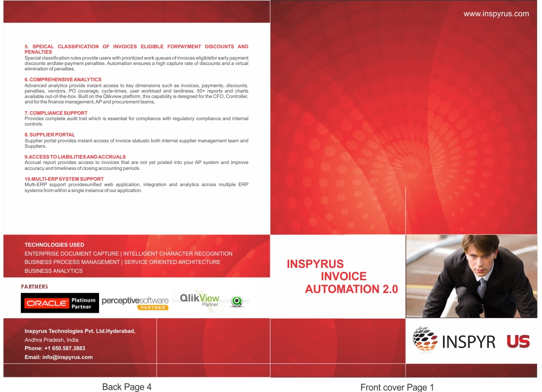 Design de Brochure par Savitra pour Inspyrus, Inc. | Design #2341953