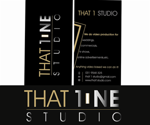 That One Studio Needs a Logo Designed | Business Card Design by Aaaron