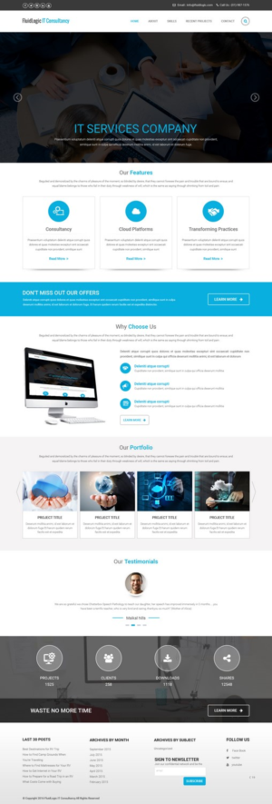 Web Design by pb for this project | Design: #11671201