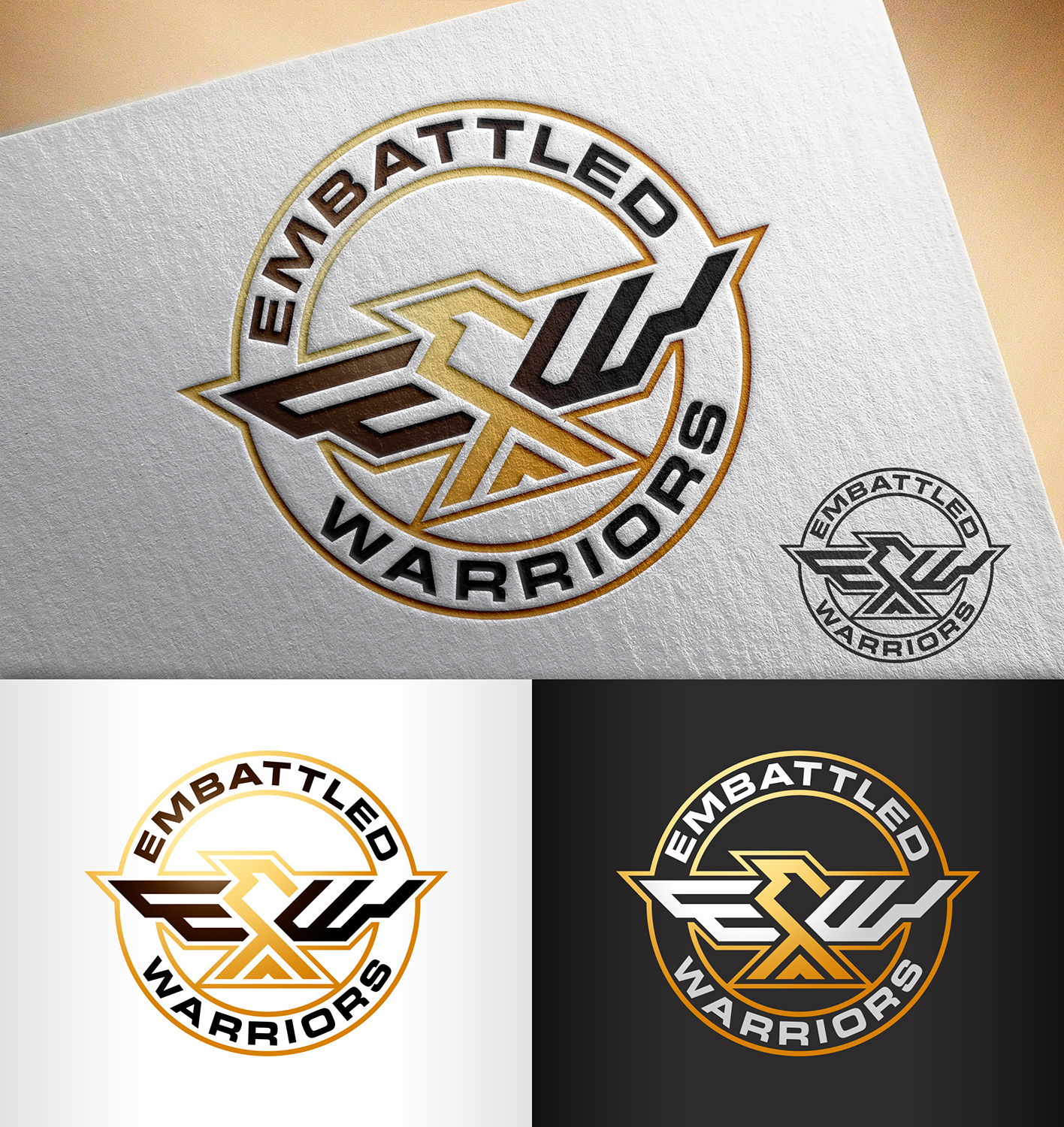 Logo Design by nivleik for Embattled Warriors | Design: #11635286