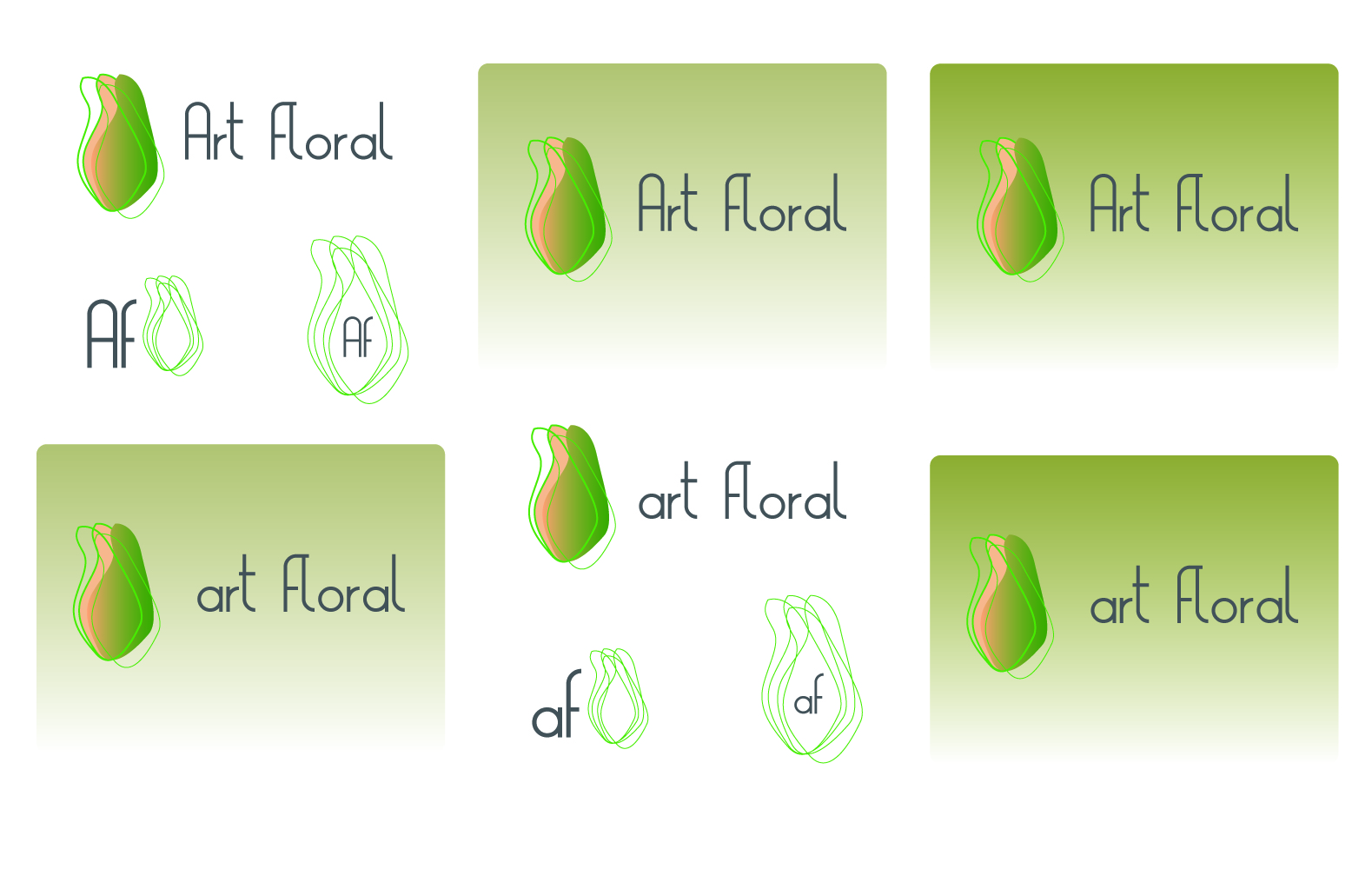 Logo Design by erreallaquarta design for art floral | Design #25103