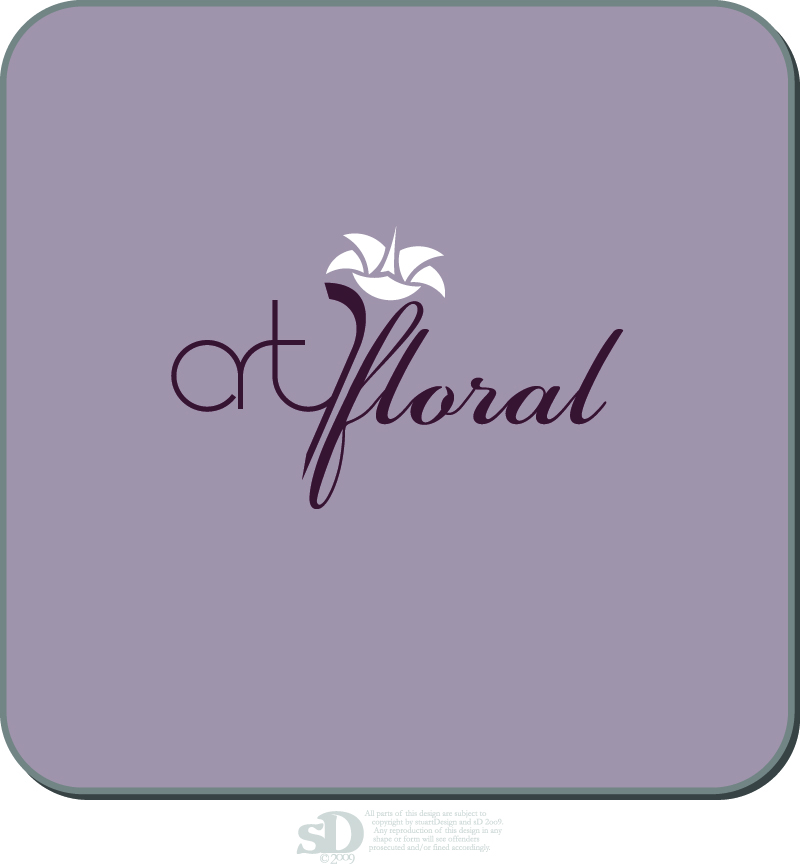 Logo Design by sD for art floral | Design #25208