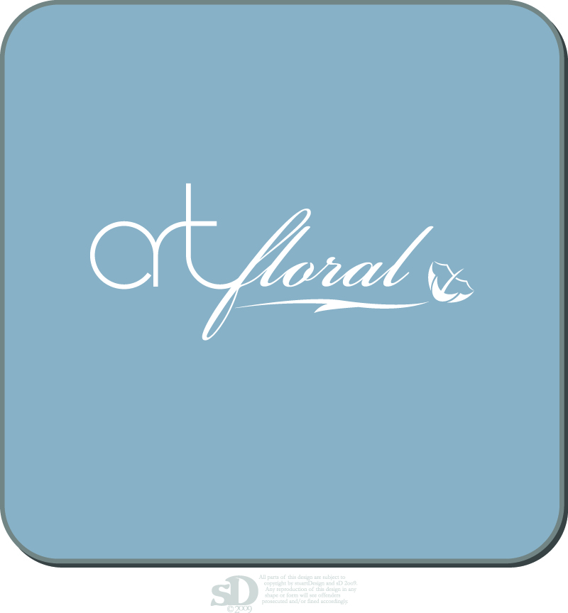 Logo Design by sD for art floral | Design #25510