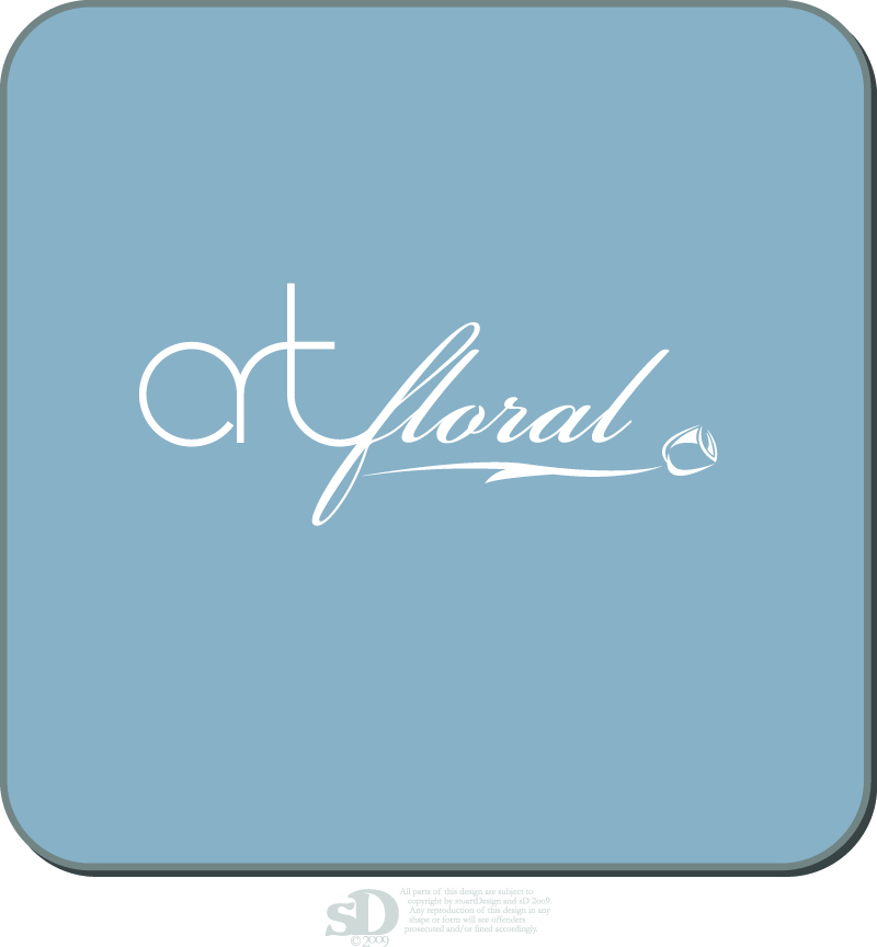 Logo Design by sD for art floral | Design #25511