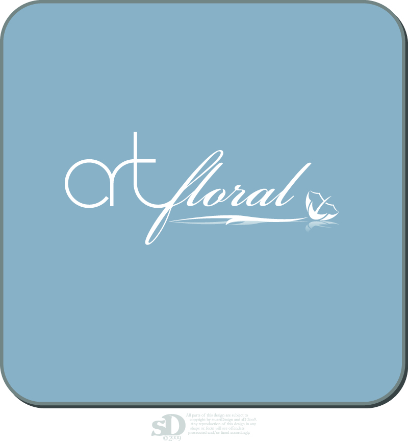 Logo Design by sD for art floral | Design #25634