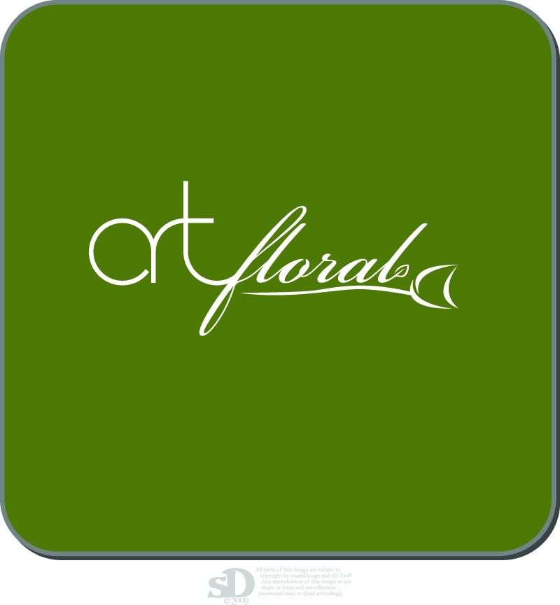 Logo Design by sD for art floral | Design #25670