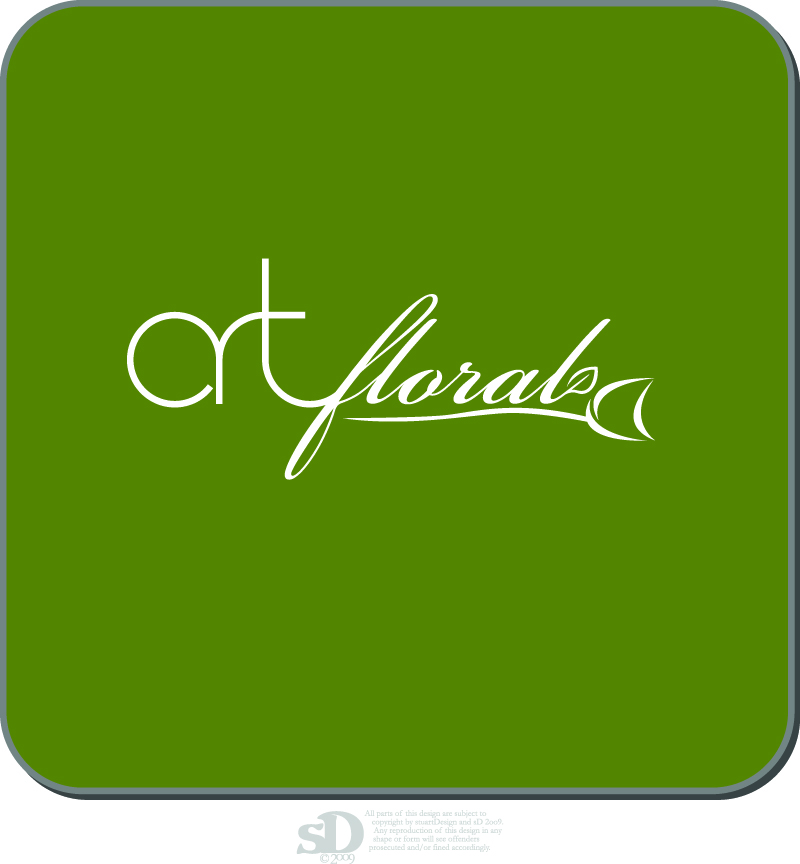 Logo Design by sD for art floral | Design #25671