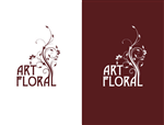 Logo Design by Katie Hurst Designs for art floral | Design: #25285