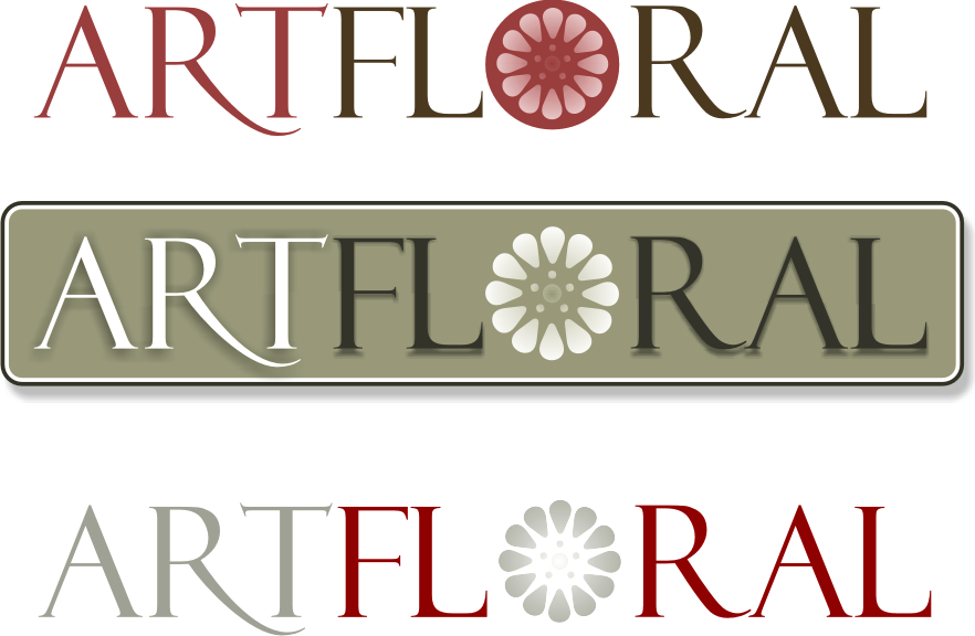 Logo Design by LUSH GRAPHIX for art floral | Design #25645