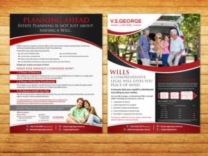 A4 double sided brochure for progressive, young lawyers | Diseño de Flyer por aspiremedia