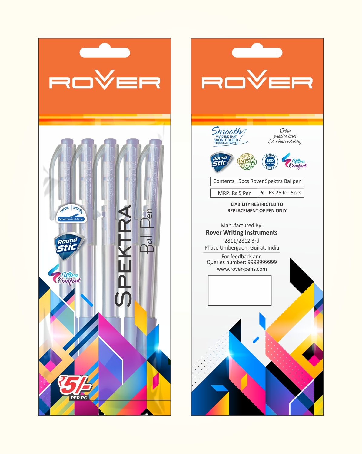 Verpackungs-Design von Vishal Vishwakarma  für Rover Writing Instruments | Design #11763240