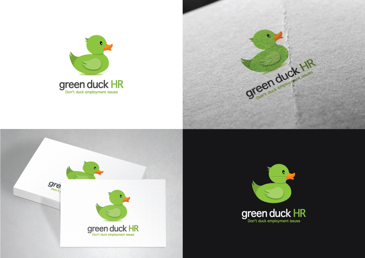 Logo Design by The Marble Peach for Green Duck HR | Design #11668940