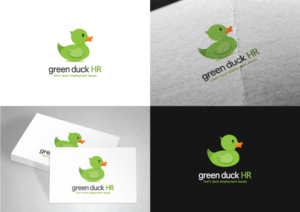 Logo Design by The Marble Peach for Green Duck HR | Design: #11668940