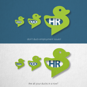 Logo Design by WholeBranding® for Green Duck HR | Design: #11684355