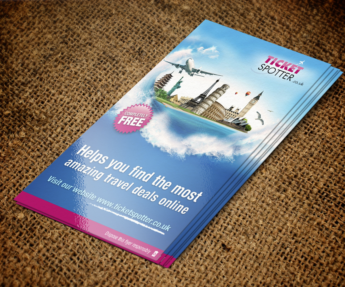 Diseño de Flyer por jeffdefy para Ticketspotter.co.uk | Diseño #2347902