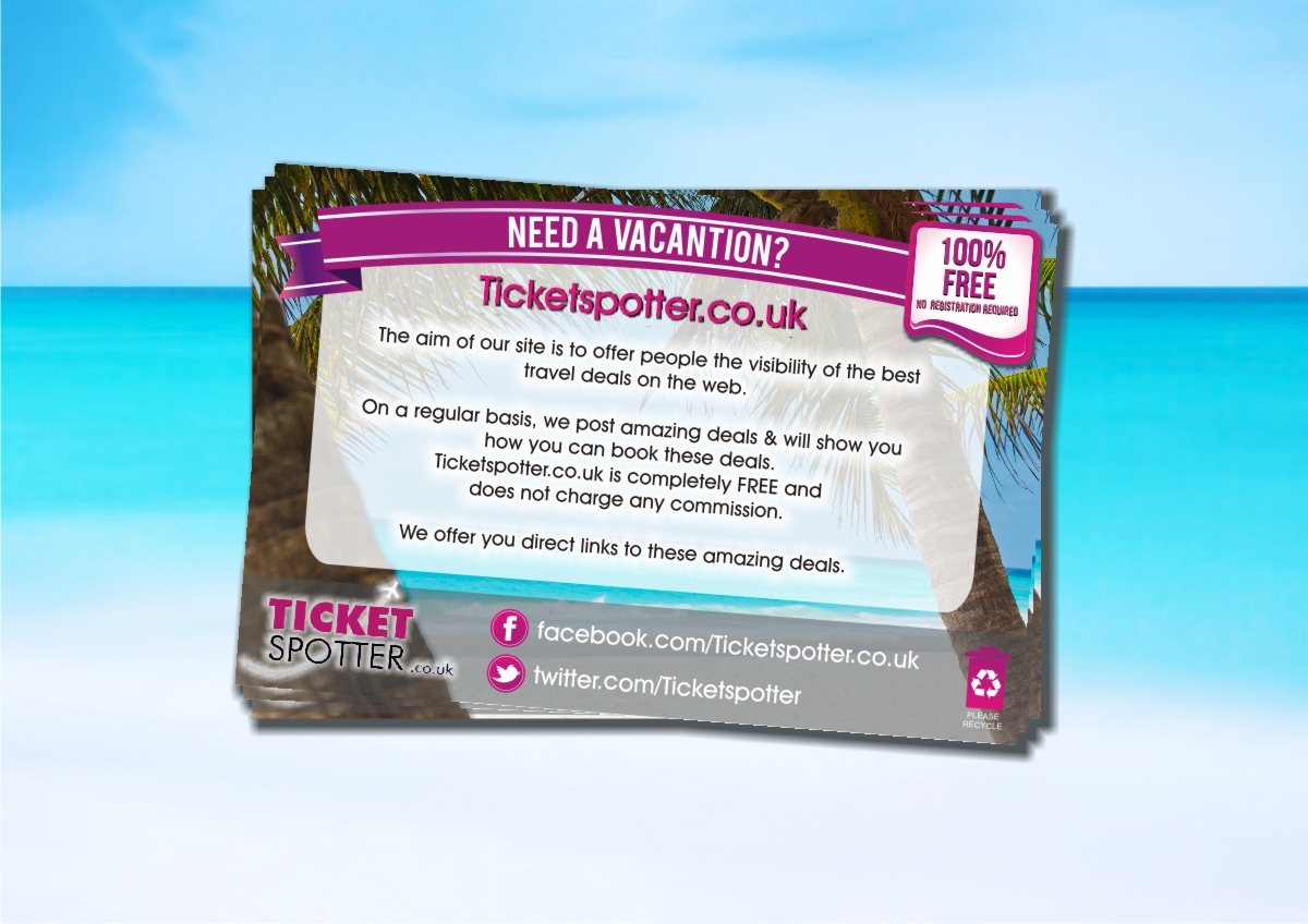Flyer Design by Amduat Design for Ticketspotter.co.uk | Design #2342819