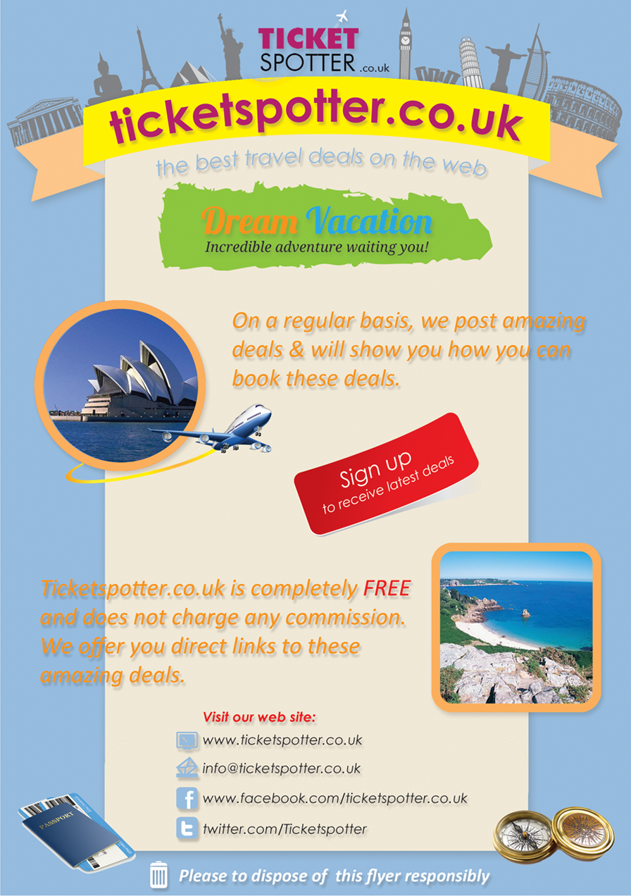 Diseño de Flyer por WingLee para Ticketspotter.co.uk | Diseño #2354094