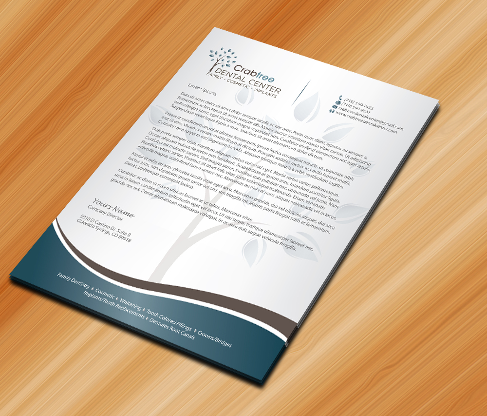 Letterhead Design by Sarmishtha Chattopadhyay_loginchange for this project | Design #2342356