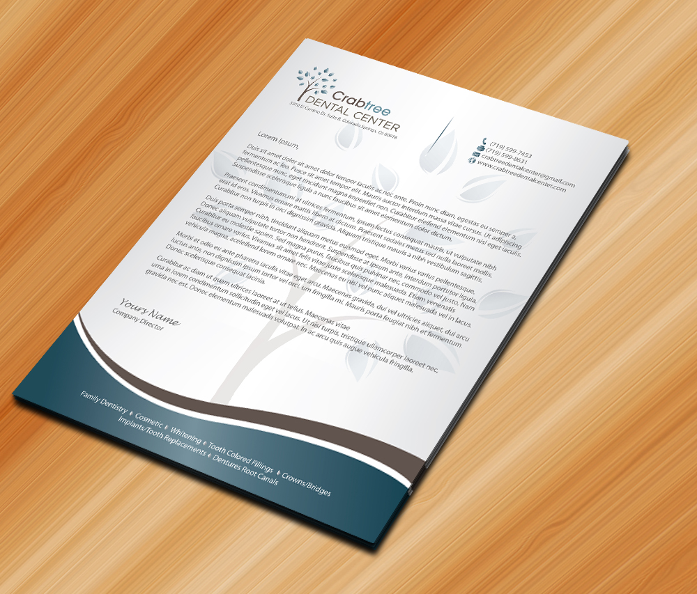 Letterhead Design by Sarmishtha Chattopadhyay_loginchange for this project | Design #2345455