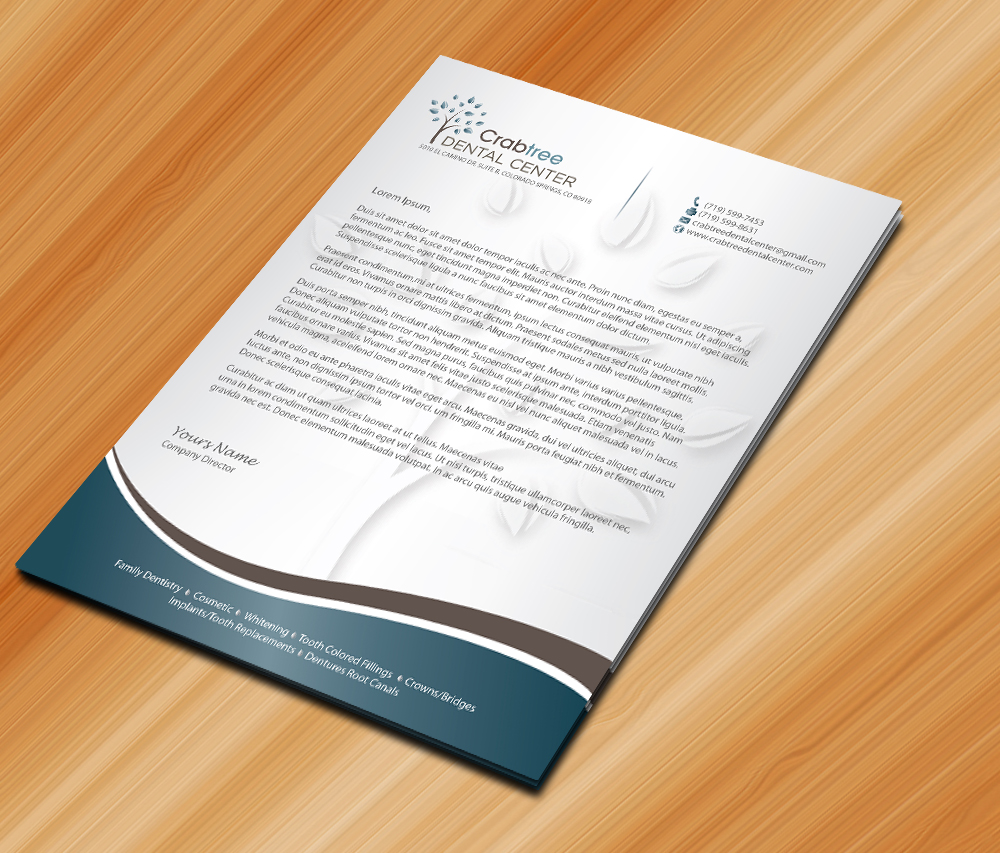 Letterhead Design by Sarmishtha Chattopadhyay_loginchange for this project | Design #2345794