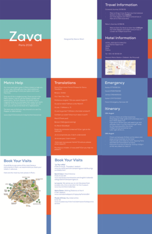 Brochure Design by Eleanor Short