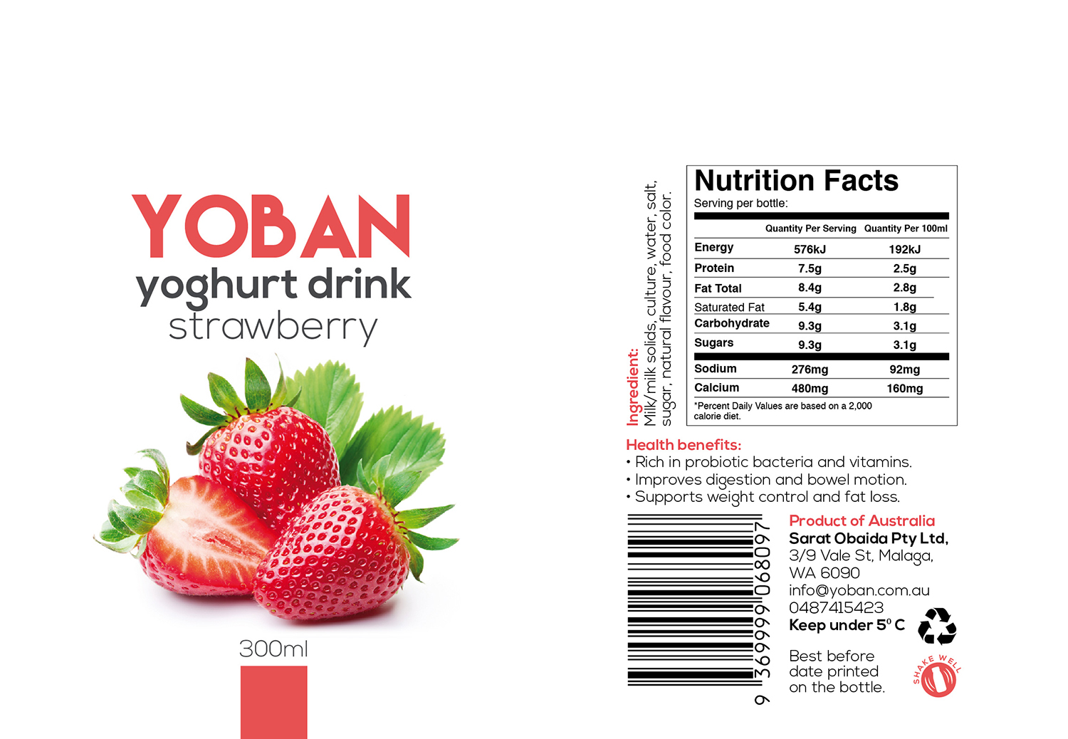 Diseño de Empaque por Marta Sobczak  para Sarat Obaida | Diseño #11836221