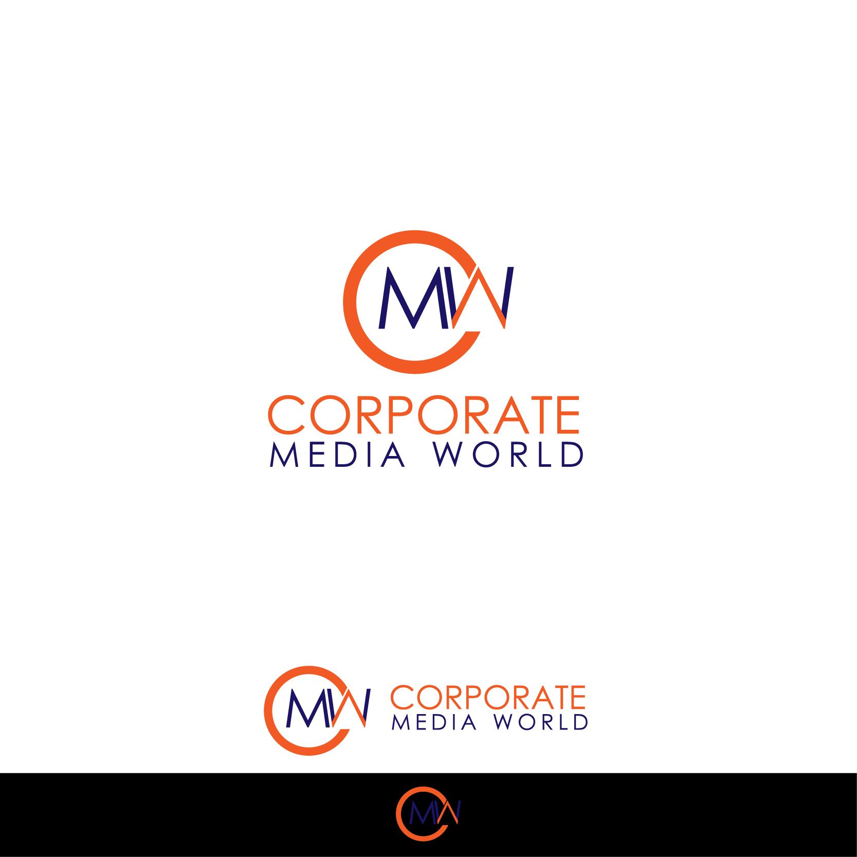 Logo Design by f!ng for Corporate Media World | Design: #25491