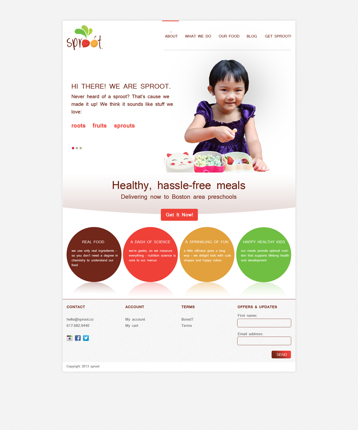 Web Design by Stoica Alin Ilie for Sproot | Design #2396136