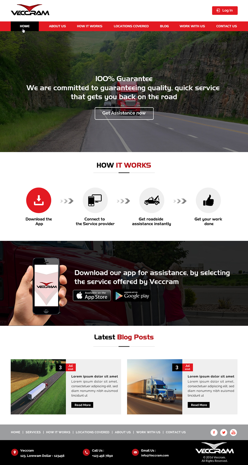 Diseño Web por Sbss para VECCRAM | Diseño #11673145