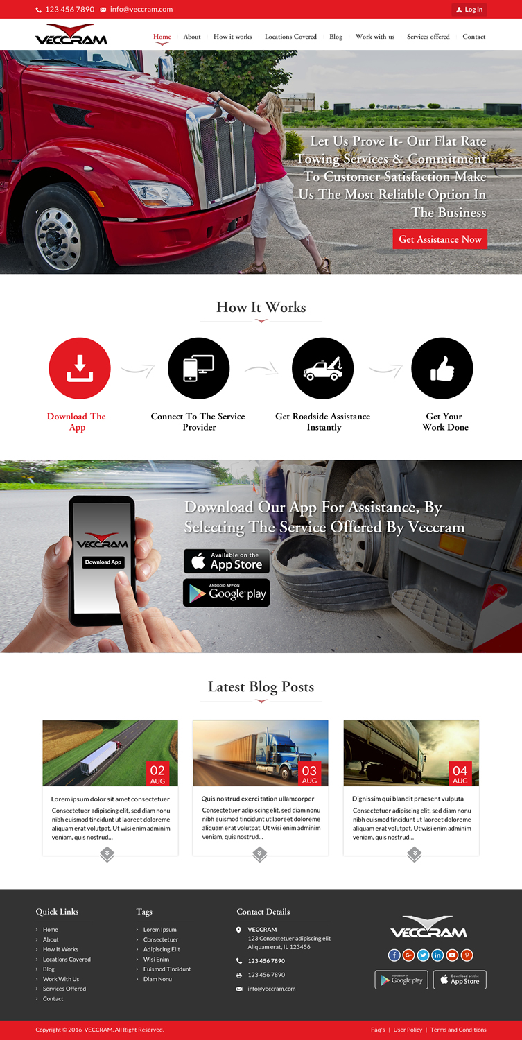 Web Design by Sbss for VECCRAM | Design #11673146