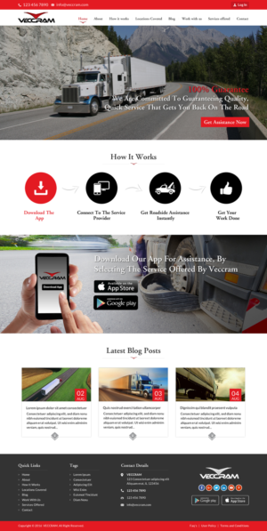 Web Design by Sbss for VECCRAM | Design: #11673147