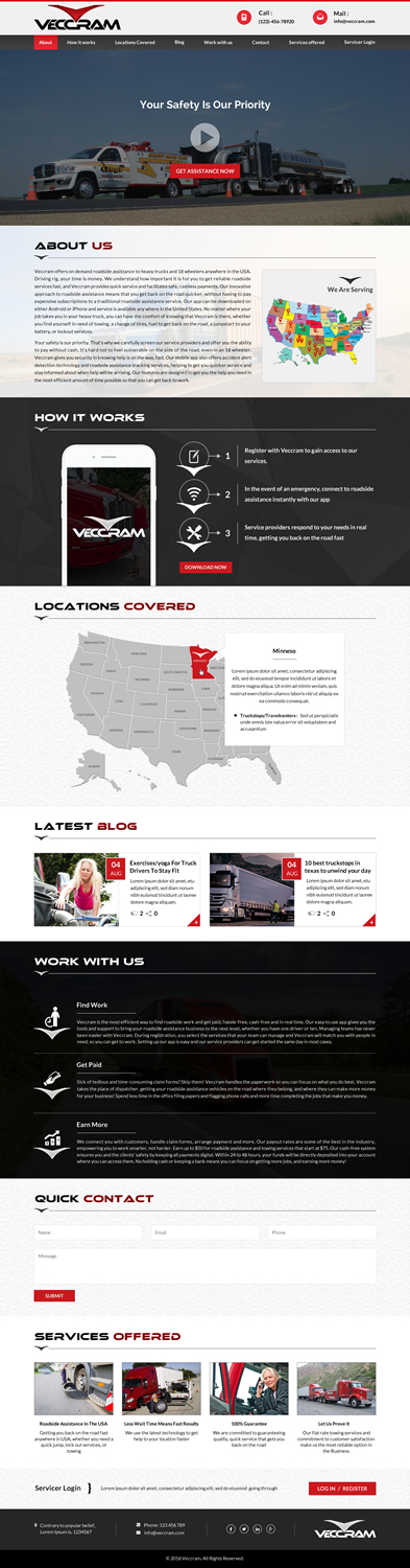 Web Design by Sbss for VECCRAM | Design #11674576