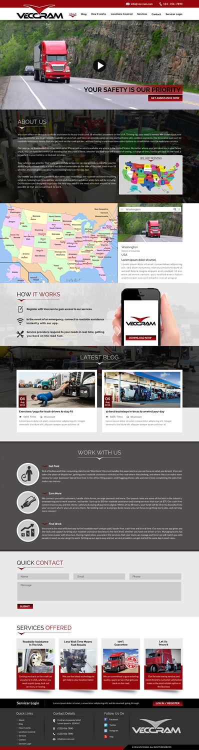 Web Design by Sbss for VECCRAM | Design #11674586