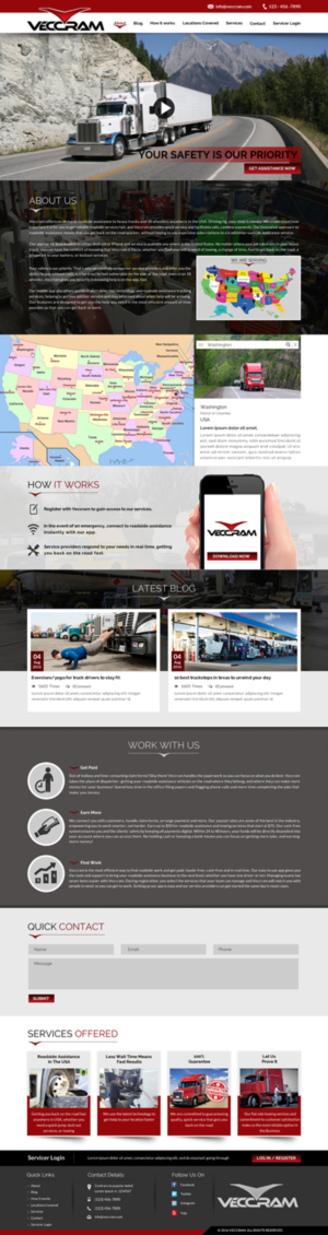 Web Design by Sbss for VECCRAM | Design: #11674588